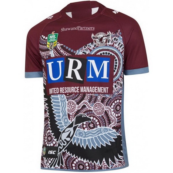 Camiseta Manly Sea Eagles 2018 Rojo